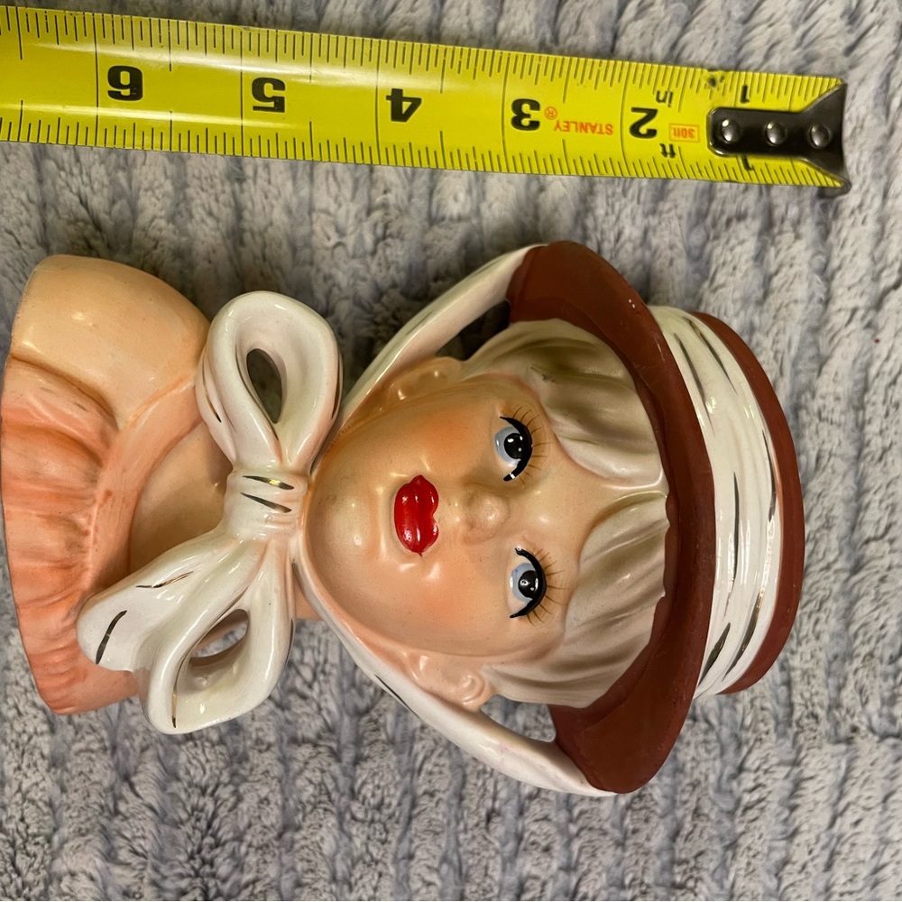 Vintage rare Relpo lady head vase - Picture 2 of 5